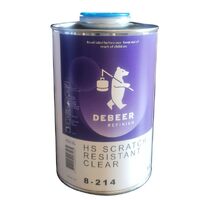 Debeer HS Scratch Resistant Clear 8-214/1 Litre