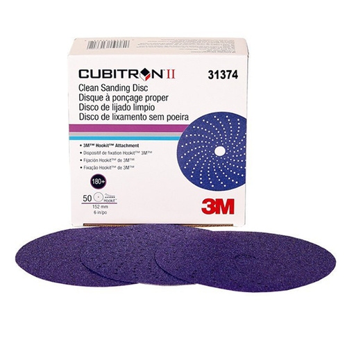 3M Cubitron II Clean Sanding Disc 180+, 31374 150mm (50 PK)