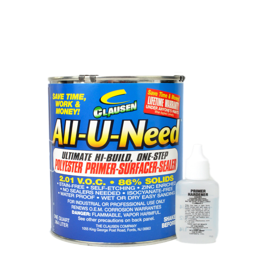 All U Need Polyester Primer 950ml White Clausen All U Need Polyester Primer 950ml White