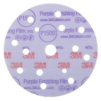 3M Purple Finishing Film Disc Dust Free P1500, 51154 (25PK)