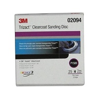 3M Trizact Clearcoat Sanding Disc, 02094  P1500 76mm (25PK) 