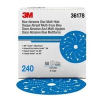 3M Blue Hookit Abrasive Disc P240, 36178 (50 PK)