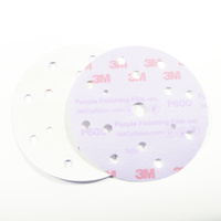3M Purple Finishing Film Disc Dust Free P600, 51156 (25 Discs)
