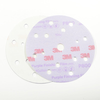 3M Purple Finishing Film Disc Dust Free P800, 51155 (25 Discs)