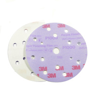 3M Purple Finishing Film Disc Dust Free P1000, 51157 (25 Discs)