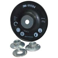 3M 09584 Fibre Disc Back up Pad Black Ribbed 125mm  M14 2mm Thread