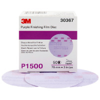 3M Hookit Finishing Film Disc, 30367 P1500 76mm (50 Discs)