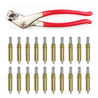 3/16" 20pc cleco kit with pliers