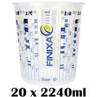 Mixing Cups (Size D) 2240ml X 20 