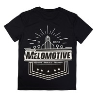 Melomotive Retro T-Shirt Black - X LARGE