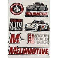 Melomotive Sticker Sheet