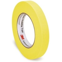 3M Automotive Refinish Tape Yellow 18mm x 55M, 6652