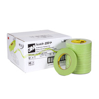 3M Masking Tape 233 Green 12mm, 48PK 26332