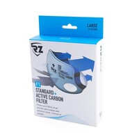 RZ Mask F1 Replacement Filter Active Carbon - 12 Pack - Large