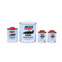 RestoFinish OEM Satin Black Kit 6L