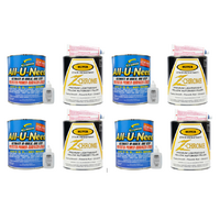 4 x All-U-Need Polyester Primer - Dark Grey + FREE 4 x cans Premium Lightweight Filler