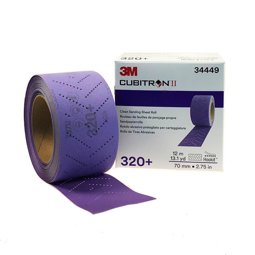 3M Cubitron II Clean Sanding Sheet Rolls 320