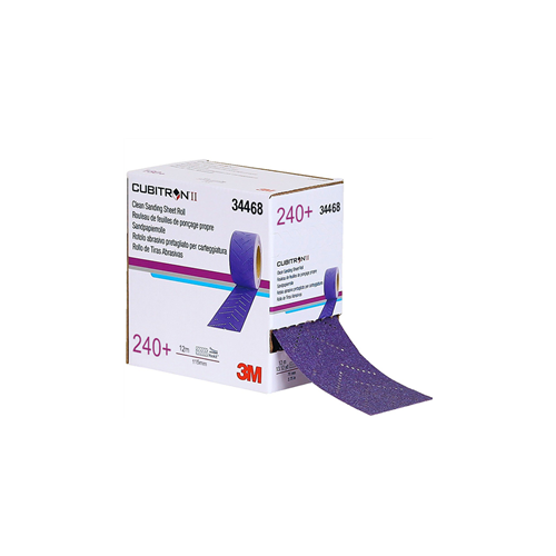 3M Clean Sanding Sheet Roll 240+ 115mm x 12M, 34468 