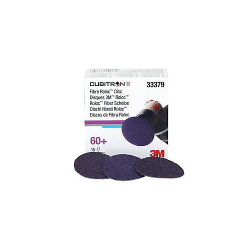 Cubitron II Fibre Roloc Disc 33379 in 50mm 60grit, 15 discs