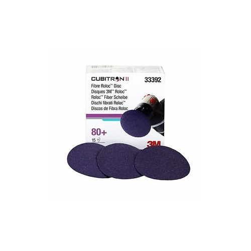 Cubitron II Fibre Roloc Disc 33392 in 75mm 80grit, 15 discs