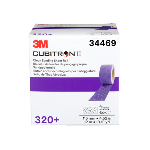 3M Clean Sanding Sheet Roll 320+ 115mm x 12M, 34469