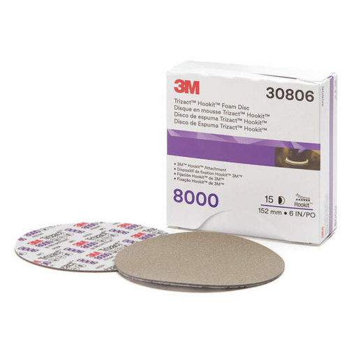 3M Trizact Foam Disc P8000, 30806 (1 Disc)