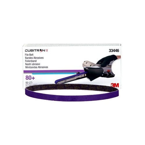 3M Cubitron II File Belt 80+ 13mm x 457mm 33446 (10PK)