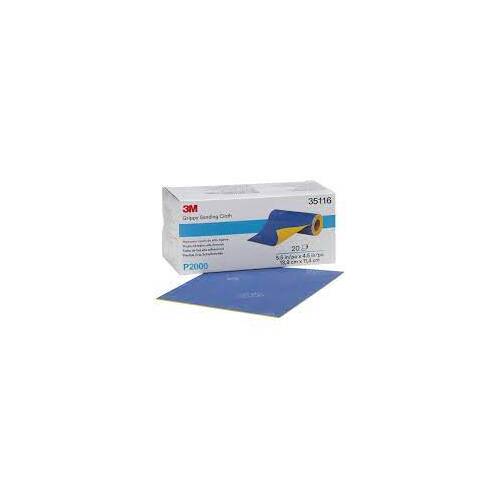 3M Grippy Sanding Cloth,  P2000, 35116