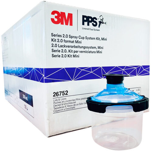 3M PPS 2.0 Spray Cup System 200ml 125 Micron Kit, 26752