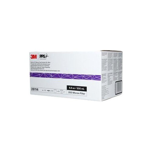 3M PPS 2.0 Spray Cup System 200ml 200 Micron Kit, 26114