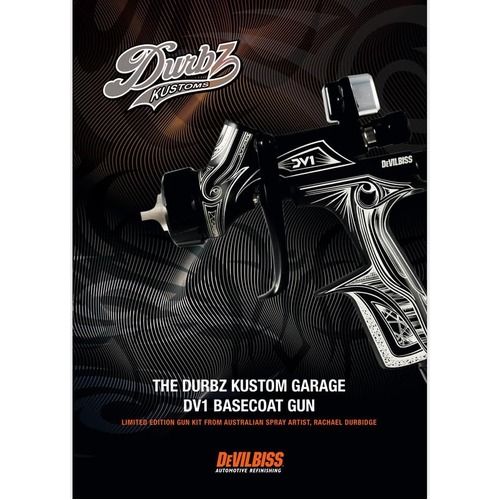 LAST ONE!!!!  LIMITED EDITION!!!!  THE DURBZ KUSTOM GARAGE DV1 BASECOAT GUN - NON DIGITAL - LAST ONE!!!!