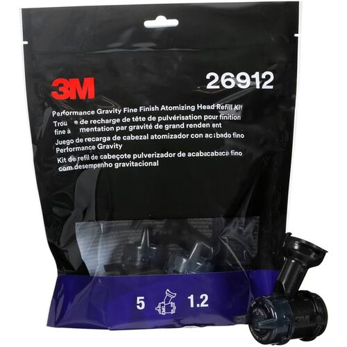 26912 3M™ Performance Gravity Fine Finish Atomising Heads 1.2mm