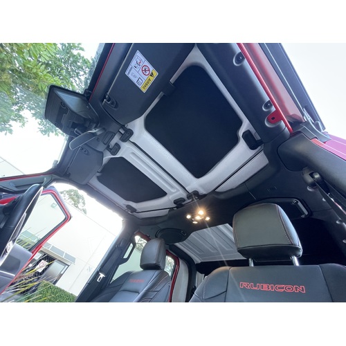 Jeep JT roof insulation panels