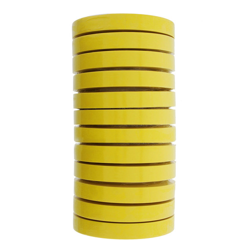 3M Automotive Refinish Tape Yellow 18mm x 55M, 6652 (12 PK)