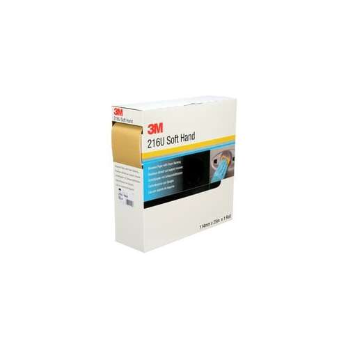 3M 50337 P400 Soft Hand Abrasive Roll 216U 114mm x 25m