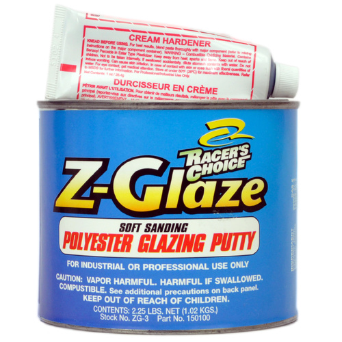 Polyester Glaze Putty ZGlaze 1.02kg Clausen