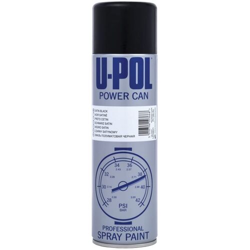 Power Can Satin Black Top Coat
