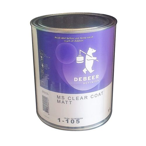 Debeer MS Matt Clear Coat 1-105/1 Litre