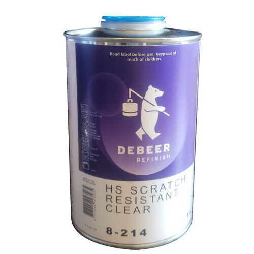Debeer HS Scratch Resistant Clear 8-214/1 Litre
